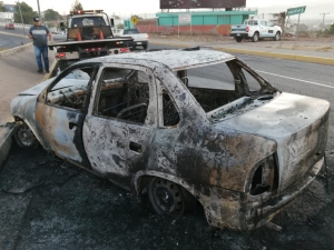 Por segundo d&iacute;a consecutivo queman veh&iacute;culo en Culiac&aacute;n; ahora fue un Chevy