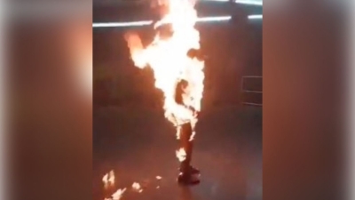 Abuelito de 74 años se prende fuego al interior de la Línea Azul del Metro