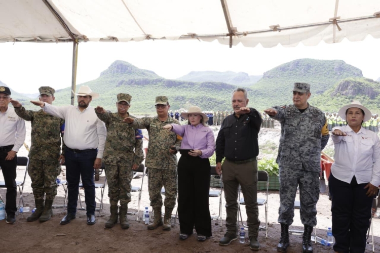 Gobernadora Yeraldine Bonilla pone en marcha en Sinaloa la Jornada Nacional de Reforestaci&oacute;n, durante enlace nacional con la presidenta Claudia Sheinbaum