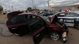 Se accident&oacute; una mujer en Calzada Heroico Colegio Militar