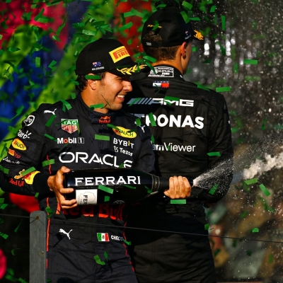 El &acute;Checo&acute; P&eacute;rez subi&oacute; al podium en Australia