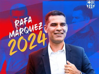 Barcelona 'amarra' a Rafa M&aacute;rquez; le ampl&iacute;a su contrato hasta 2024