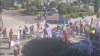 Manifestantes irrumpen en las oficinas del INE y expresan su apoyo a la reforma electoral de AMLO