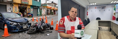 Culiac&aacute;n choca cada seis horas: 110 accidentes de motos al mes, alerta Cruz Roja