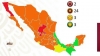 En el Semáforo Epidemiológico hay dos estados en rojo, 24 en naranja, 3 en amarillo y 3 en verde; Sinaloa pasa a naranja