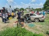 Tras choque un hombre queda prensado al volante del autom&oacute;vil