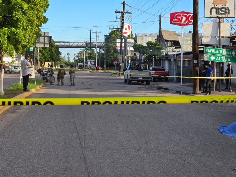 Matan de varios disparos a motociclista en Navolato