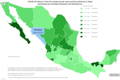 México registró  50 mil 373 contagios de COVID-19 las últimas 24 horas