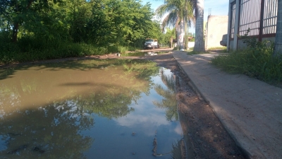 Denuncian a las autoridades municipales por destruirles la calle