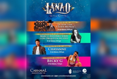 Circula falsa cartelera de artistas para el Carnaval de Mazatlán