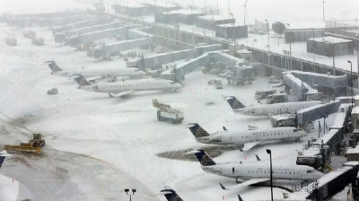 Más de 3 mil vuelos cancelados en EU por tormenta invernal