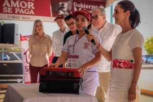 Presidenta Sheinbaum y gobernador Rocha ponen en marcha desde Sinaloa, programa “Salud Casa por Casa”