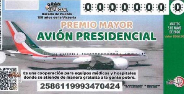 La gente quiere que el avión presidencial se rife: AMLO