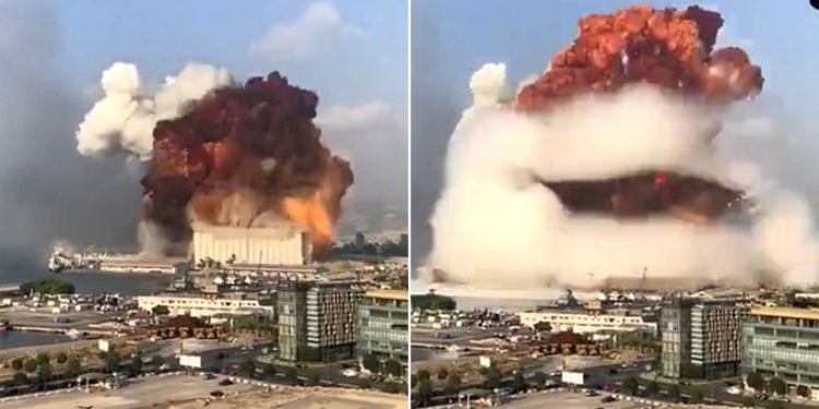 Catastroficas explosiones en Beirut