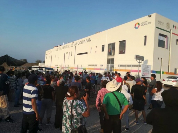 Pobladores del municipio de Axochiapan amenazan con quemar hospital si alojan a pacientes con coronavirus