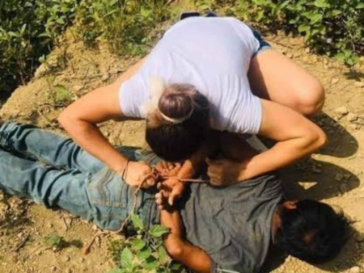 Mujer somete y amarra a presunto violador en Hidalgo