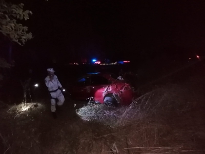 Una mujer y un hombre resultaron heridos tras choque en El Salado