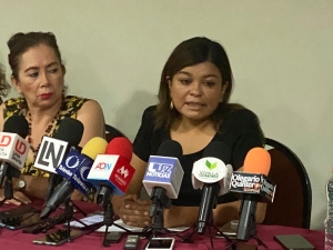 Carol Arriaga señaló que viene a atestiguar la aprobación de las despenalización del aborto en Sinaloa