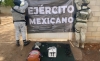 En el pueblo de 'Agua Blanca', en Culiac&aacute;n, Grupo Interinstitucional confisca veh&iacute;culos, droga, cartuchos de armas y 'ponchallantas'