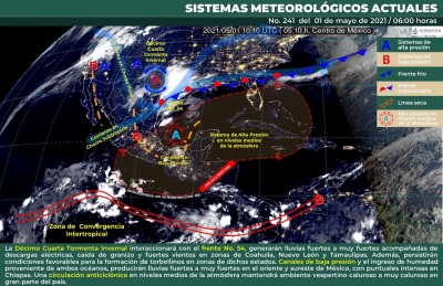 D&eacute;cima Cuarta Tormenta Invernal dejar&aacute;n de afectar al pa&iacute;s