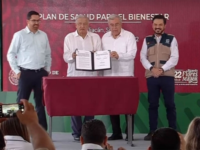 Federalizan salud en Sinaloa; IMSS y la entidad firman convenio