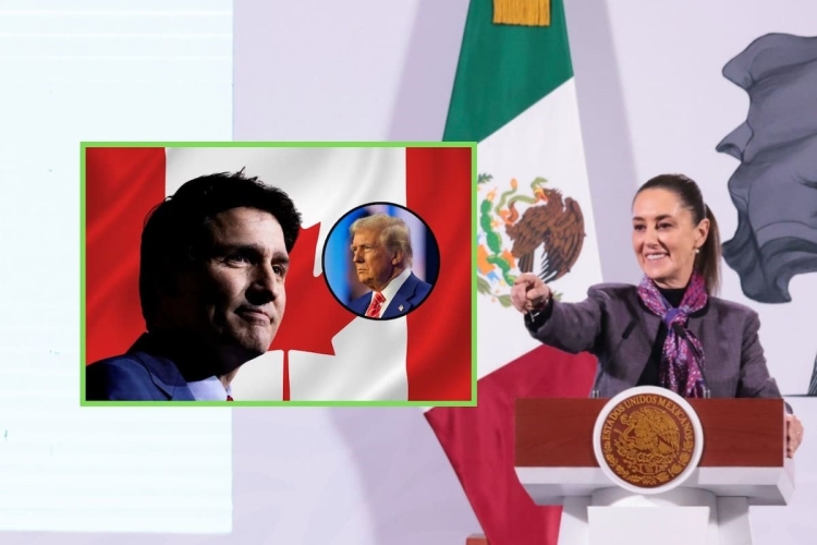Sheinbaum descarta que haya cambios en el T-MEC tras renuncia de Trudeau en Canadá