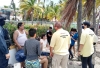 Polic&iacute;a Municipal y PC retiran a 350 personas de las playas de la zona residencial de Altata