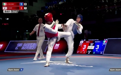 Leslie Soltero se cuelga la medalla de bronce en Par&iacute;s