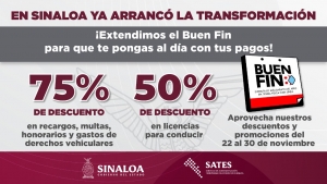 Se extiende pr&oacute;rroga por &lsquo;Buen Fin&rsquo; en pago de impuestos, recargos y tr&aacute;mites vehiculares