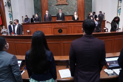 Guarda el Congreso un minuto de silencio por el ex diputado Sergio Jacobo