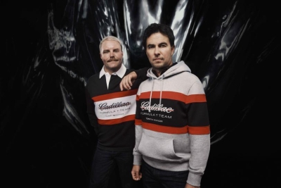 F1: Ponen a la venta ropa de "Checo" P&eacute;rez y Cadillac