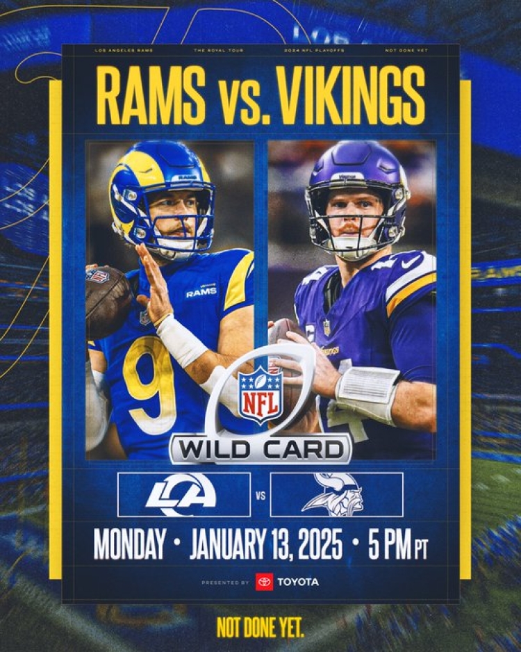 Por incendios la NFL traslada el juego de postemporada entre Carneros y Vikingos a Arizona