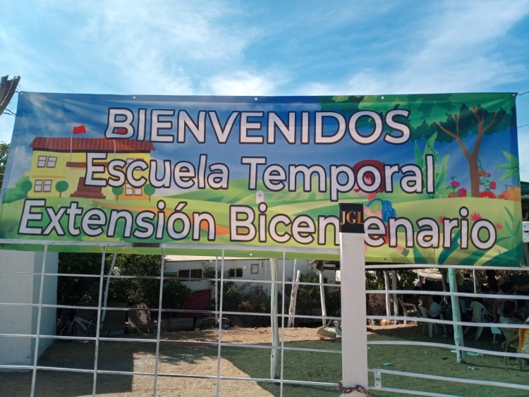 Interviene SEPyC ante la denuncia p&uacute;blica de construcci&oacute;n de escuela temporal con dinero del narco