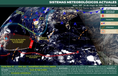 Fuertes calores se mantienen en Sinaloa