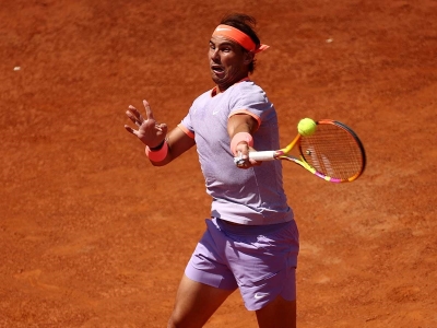 Rafael Nadal gana en complicado debut en el Masters 1000 de Roma
