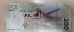 Circulan en Culiac&aacute;n billetes con las iniciales del &lsquo;Chapo&rsquo;