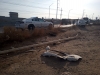 Dejan abandonado veh&iacute;culo Beat tras volcadura, en La Costerita, Culiac&aacute;n