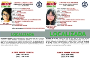 Las hermanas Layla Mariposa y Mar Luna fueron localizadas