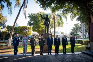 Gobernador Rocha encabeza acto conmemorativo del 220 aniversario del natalicio de Benito Ju&aacute;rez