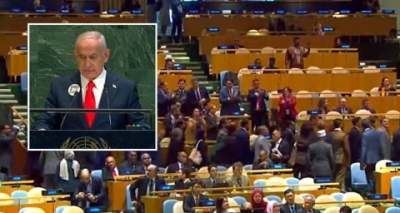 Diplomáticos dejan la ONU ante discurso de Netanyahu, quien defiende su escalada militar en Gaza
