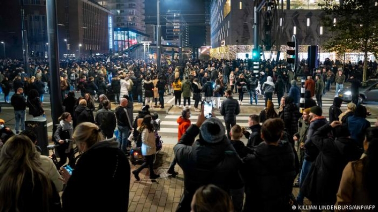 Protestas en Europa por las nuevas medidas sanitarias contra el covid