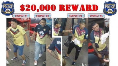 20 mil d&oacute;lares de recompensa por los cuatro americanistas que asesinaron a un hombre en EEUU