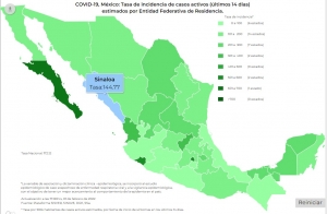 M&eacute;xico sum&oacute; 43 mil 099 nuevos contagios de COVID-19 este martes