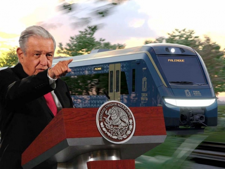 Tren Maya es de seguridad nacional y no se frenará por corruptos: López Obrador