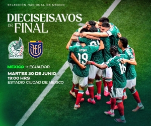 Ecuador es el rival de M&eacute;xico en los Dieciseisavos de Final del Mundial 2026