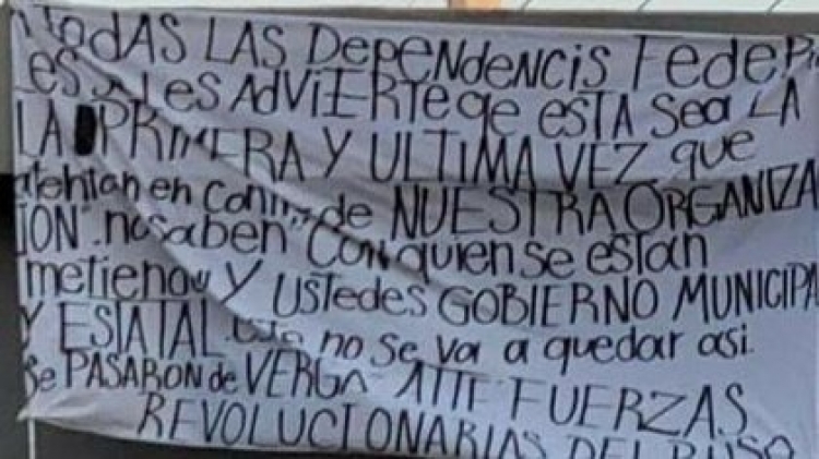 Luego de amenazas de &quot;El Ruso&quot; vía mantas liberan a 11 hombres de 13 que habían sido detenidos