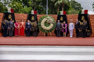 Asiste Gobernador Rocha a ceremonia por aniversario 178 de la Gesta Heroica de Chapultepec