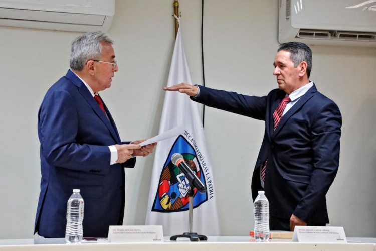 Miguel Ch&aacute;vez P&eacute;rez, nuevo director de la Escuela Normal de Sinaloa