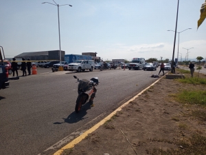 Choque de motos deja saldo de un muerto, en Culiacán