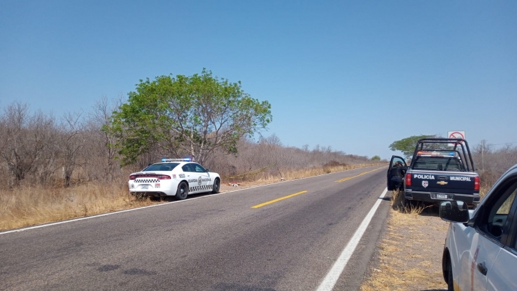 Dejan a orilla de carretera a un joven torturado y asesinado, al sur de Culiacán